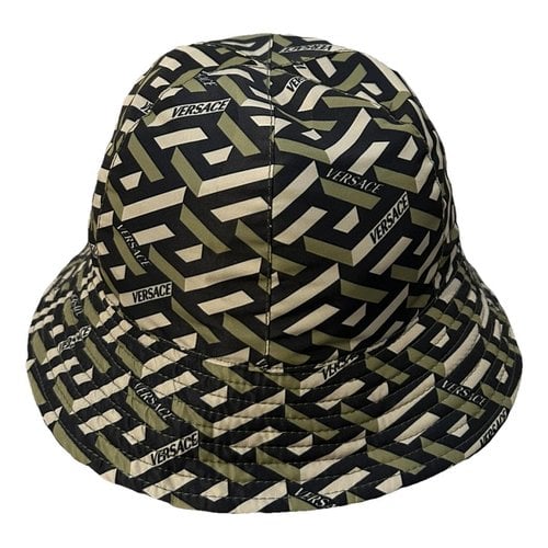 Pre-owned Versace Hat In Green