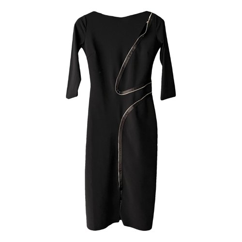 Pre-owned Chiara Boni Mid-length Dress In Black