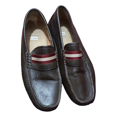 Pre-owned Bally Leather Flats In Other