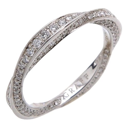 Pre-owned Graff White Gold Ring In Silver