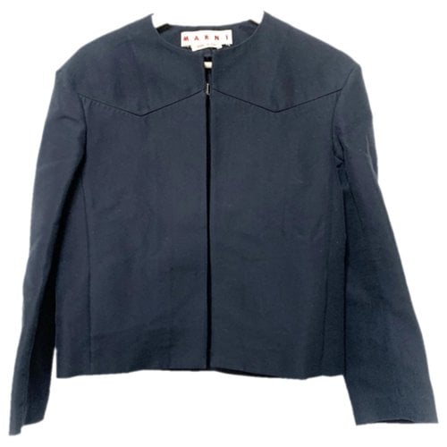 Pre-owned Marni Jacket In Navy