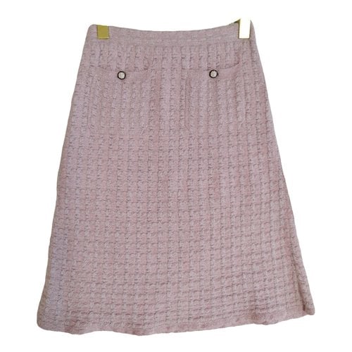Pre-owned Chanel Mid-length Skirt In Pink