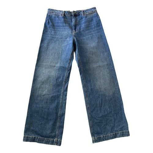 Pre-owned Bonpoint Straight Jeans In Blue