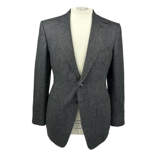Pre-owned Tom Ford Wool Jacket In Grey