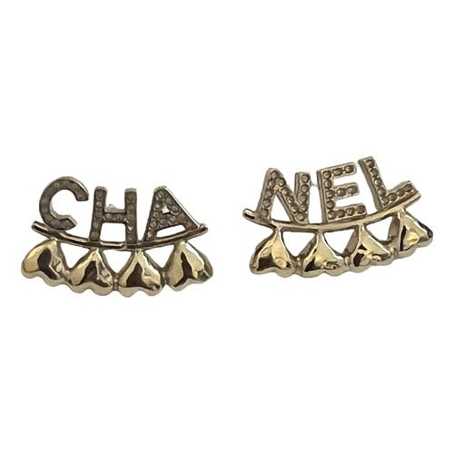 Pre-owned Chanel Yellow Gold Earrings
