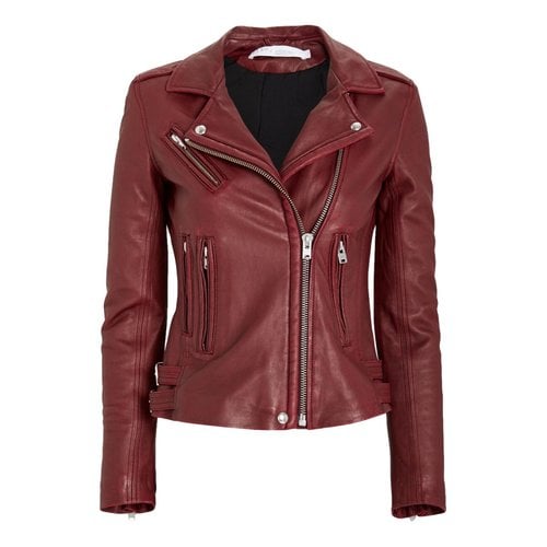 Pre-owned Iro Fall Winter 2019 Leather Jacket In Red