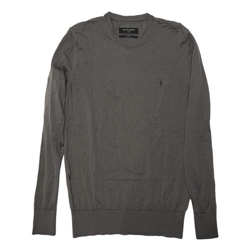 Pre-owned Allsaints Wool Sweatshirt In Grey