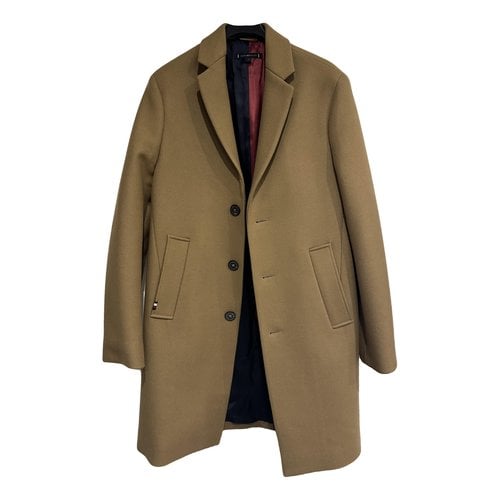 Pre-owned Tommy Hilfiger Coat In Camel