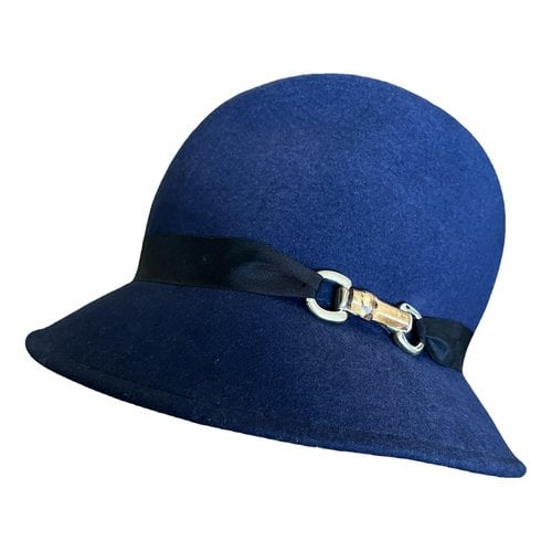 Pre-owned Luisa Spagnoli Wool Hat In Blue