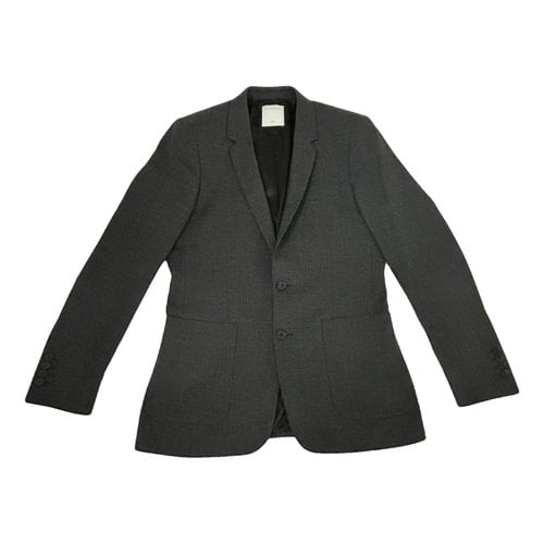Pre-owned Sandro Wool Suit In Grey