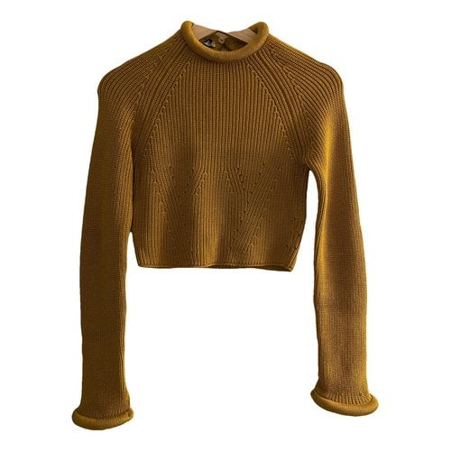 Pre-owned Fendi Jumper In Yellow