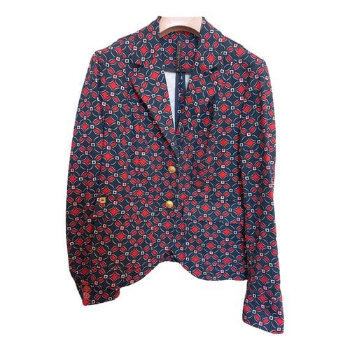 Pre-owned Manila Grace Suit Jacket In Red