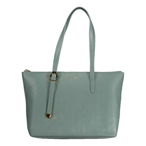 Pre-owned Coccinelle Leather Handbag In Green