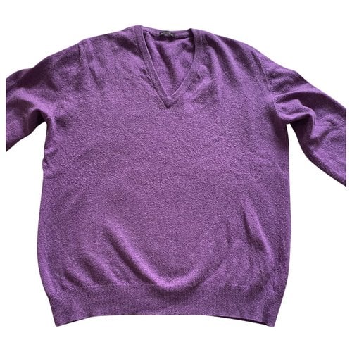 Pre-owned Ballantyne Wool Pull In Purple