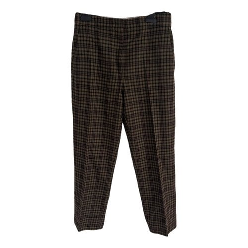 Pre-owned Vivetta Wool Trousers In Multicolour