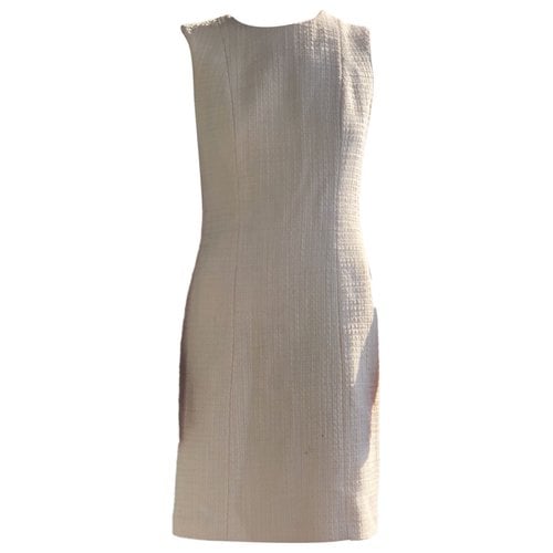 Pre-owned Blumarine Wool Mid-length Dress In Beige