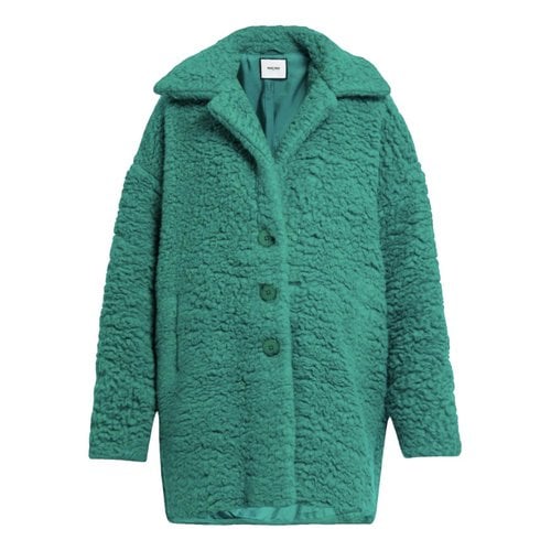 Pre-owned Max & Moi Wool Coat In Green