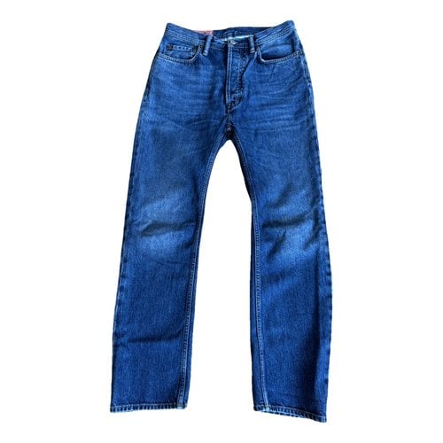 Pre-owned Acne Studios Blã¥ Konst Straight Jeans In Blue