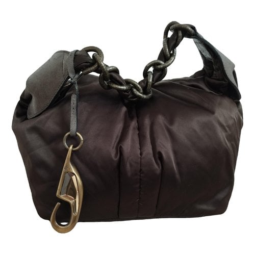 Pre-owned Fay Silk Handbag In Brown