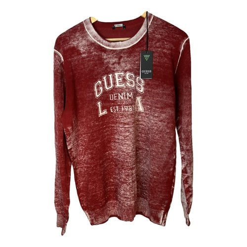 Pre-owned Guess Pull In Red