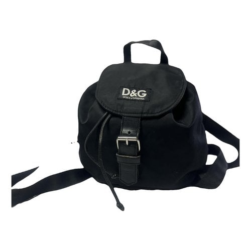 Pre-owned D&g Backpack In Black
