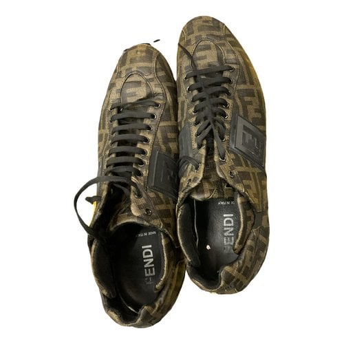Pre-owned Fendi Leather Low Trainers In Other