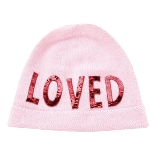 Pre-owned Gucci Wool Beanie In Pink