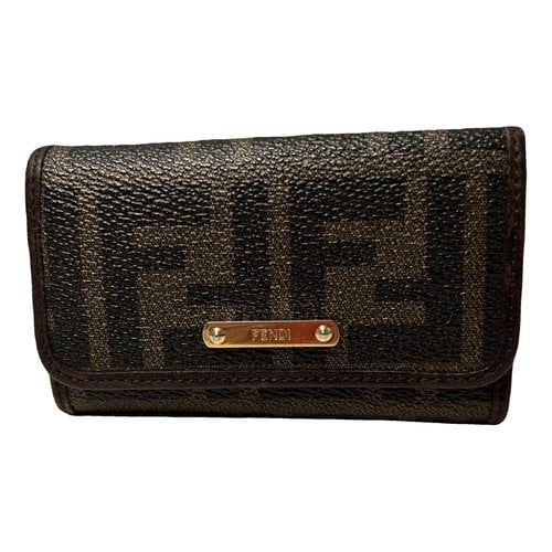 Pre-owned Fendi Leather Wallet In Brown