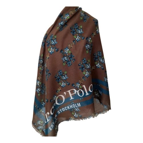 Pre-owned Marc O'polo Wool Scarf In Brown