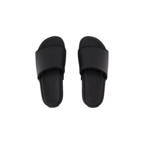 Pre-owned Y-3 Leather Sandal In Black