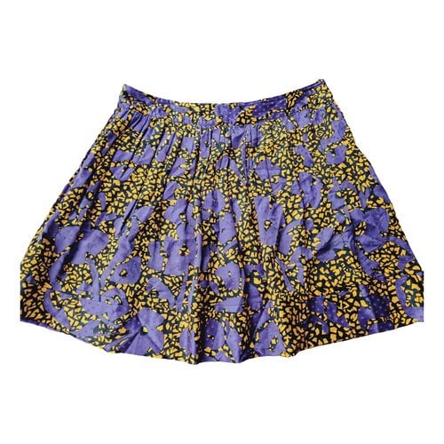 Pre-owned See By Chloé Mini Skirt In Purple