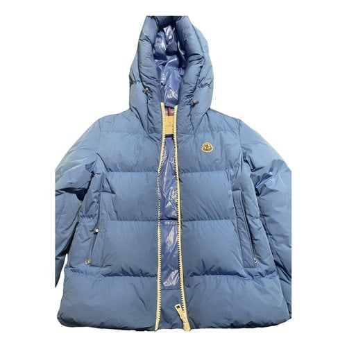 Pre-owned Moncler Classic Wool Vest In Blue