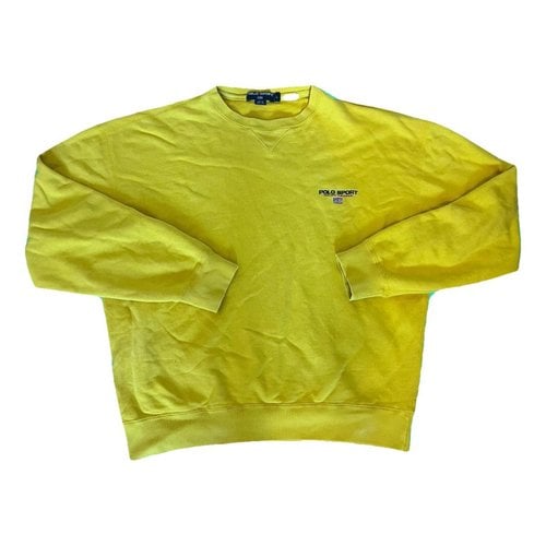 Pre-owned Polo Ralph Lauren Sweatshirt In Yellow