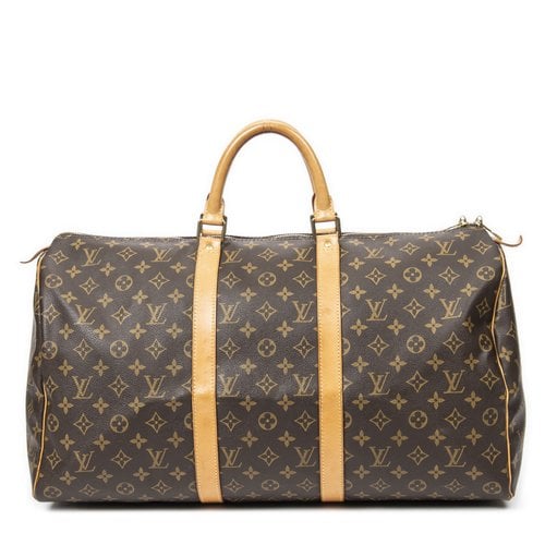 Pre-owned Louis Vuitton Keepall 24h Bag In Brown