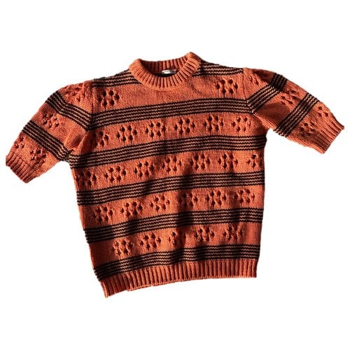 Pre-owned Miu Miu Wool Knitwear In Orange
