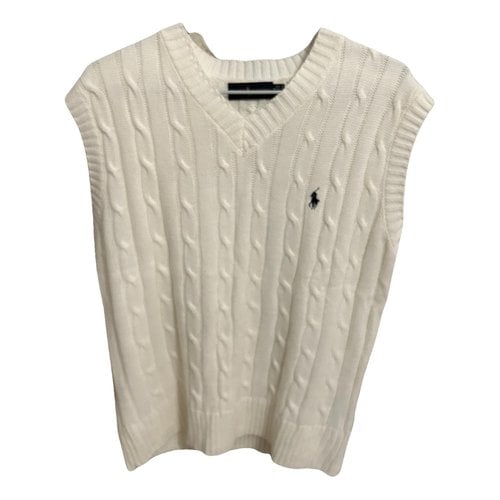 Pre-owned Ralph Lauren Pull In White