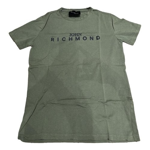Pre-owned John Richmond T-shirt In Green