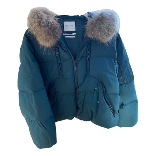 Pre-owned Berenice Puffer In Green