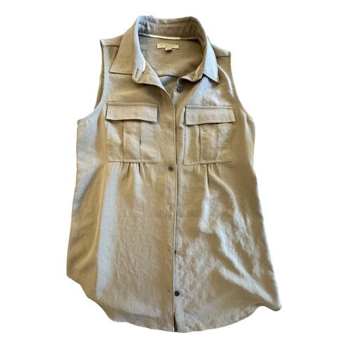 Pre-owned Burberry Blouse In Khaki