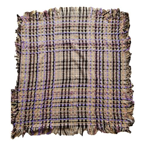 Pre-owned Issey Miyake Wool Scarf In Multicolour