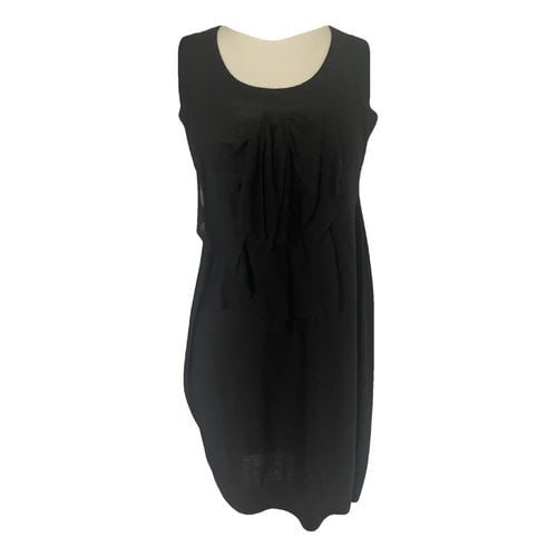 Pre-owned Sonia By Sonia Rykiel Wool Mid-length Dress In Black