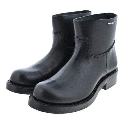 Pre-owned Takahiromiyashita The Soloist Leather Boots In Black