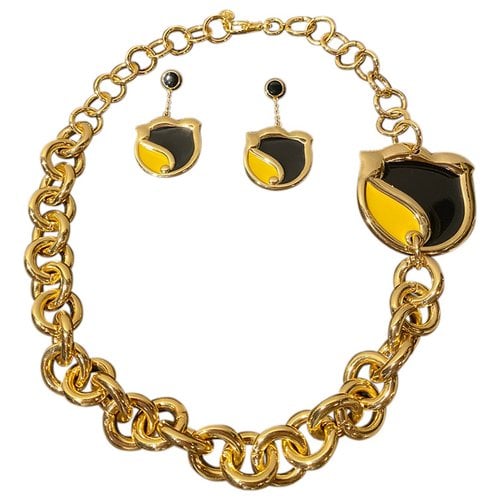 Pre-owned Braccialini Necklace In Gold