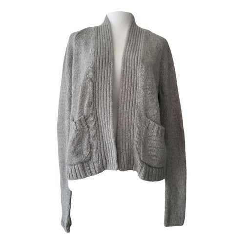 Pre-owned Allude Cashmere Short Vest In Grey
