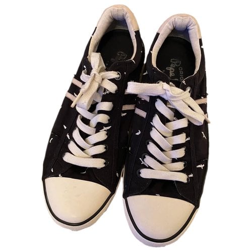 Pre-owned Pepe Jeans Low Trainers In Black