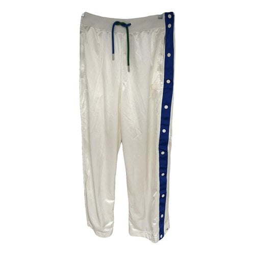 Pre-owned Jordan Large Pants In White