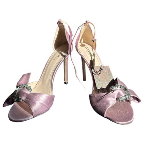 Pre-owned Etro Cloth Heels In Pink