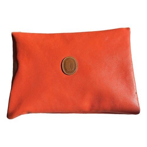 Pre-owned Trussardi Silk Handkerchief In Orange
