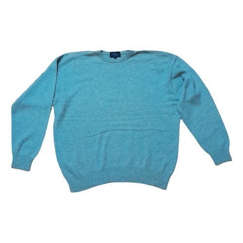 Pre-owned Les Copains Cashmere Pull In Green