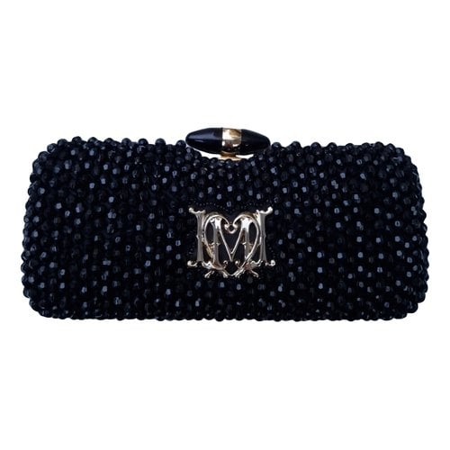 Pre-owned Moschino Love Clutch Bag In Black
